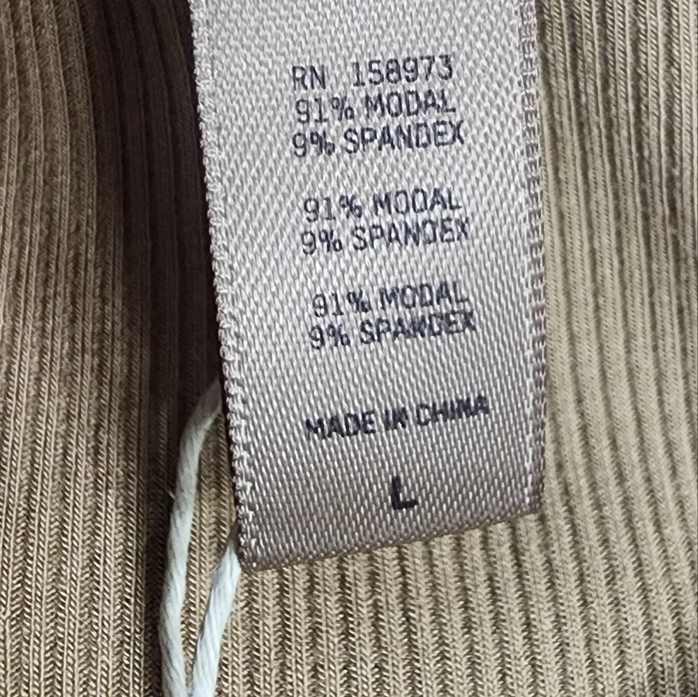 SKIMS LOUNGE RIB SCUBA TANK IN GOLD/LARGE/ NWT - Picture 7 of 8